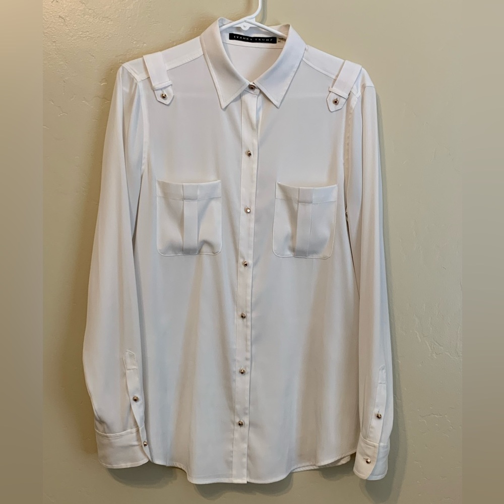 Ivanka Trump White blouse